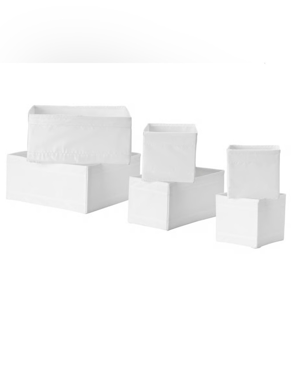 IKEA SKUBB Modular Drawer Jewelry & Accessory Organizer White set of 3